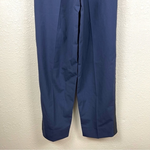 La Ligne‎ Cocktail Wool Blend Navy/Black Stripe Pant Size 2 Women - Picture 9 of 16